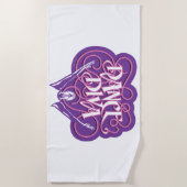 Dance Diva Beach Towel Strandlaken (Voorkant)