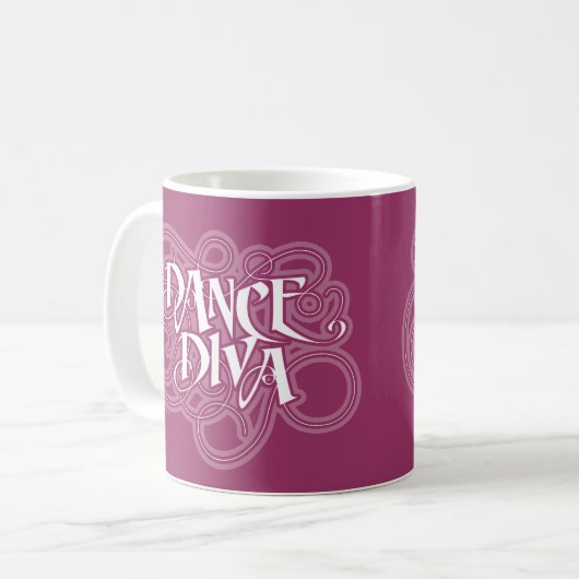 Dance Diva Coffee Mok (Voorkant links)