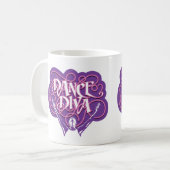 Dance Diva Coffee Mok (Voorkant links)