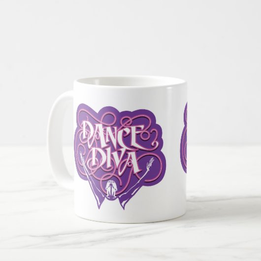 Dance Diva Coffee Mok (Voorkant links)