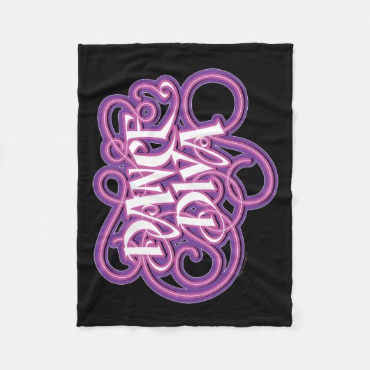 Dance Diva Fleece Deken (Voorkant)