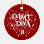 Dance Diva Keramisch Ornament (Voorkant)