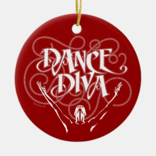 Dance Diva Keramisch Ornament