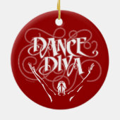 Dance Diva Keramisch Ornament (Achterkant)