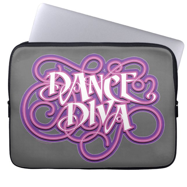 Dance Diva-laptophoes Laptop Sleeve (Voorkant)
