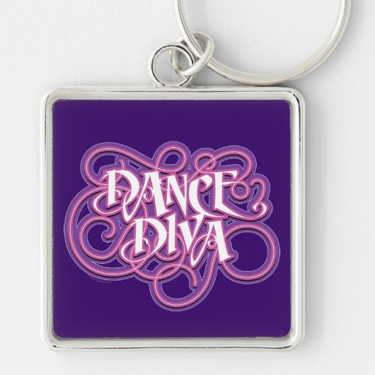Dance Diva Sleutelhanger (Voorkant)
