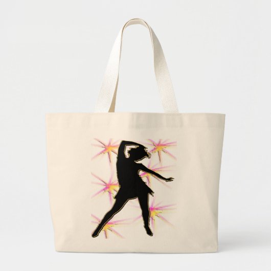 Dance Diva T-Shirts en Gifts Grote Tote Bag (Voorkant)