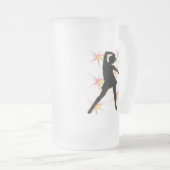 Dance Diva T-Shirts en Gifts Matglas Bierpul (Voorkant rechts)