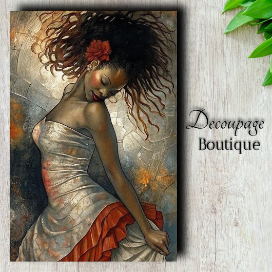 Dance Divine Decoupage Tissuepapier