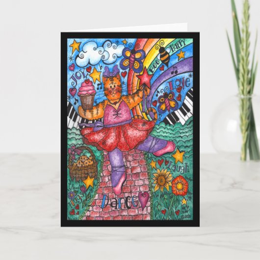 Dance Down the Red Brick Road Kaart (Voorkant)