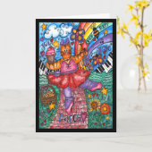 Dance Down the Red Brick Road Kaart (Gele Bloem)