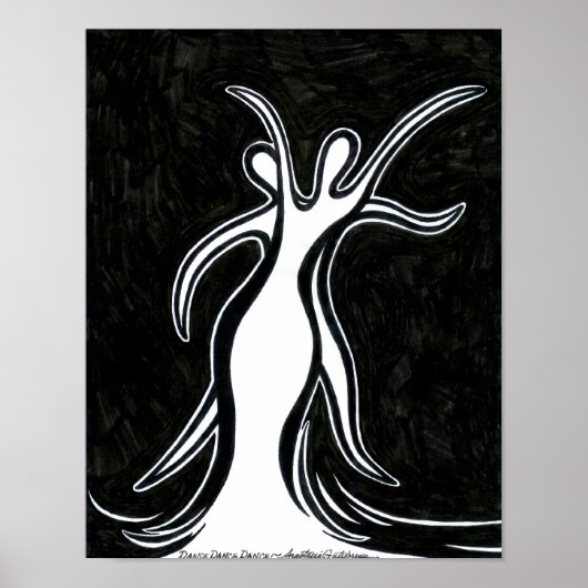 Dance Duo Art Print (Voorkant)