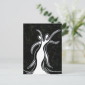 Dance Duo Briefkaart (Staand voorkant)