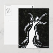 Dance Duo Briefkaart (Voorkant / Achterkant)