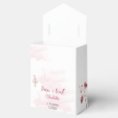 Dance en twirl ballerina bedankdoosjes (Geopend)