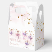 Dance en twirl ballerina bedankdoosjes (Geopend)