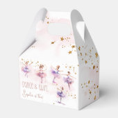 Dance en twirl ballerina bedankdoosjes (Voorkant Zijde)