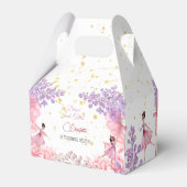 Dance en twirl ballerina bedankdoosjes (Achterkant)