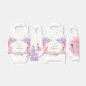 Dance en twirl ballerina bedankdoosjes (Uitgevouwen)