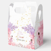 Dance en twirl ballerina bedankdoosjes (Geopend)