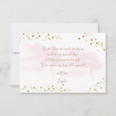 Dance en twirl ballerina bedankkaart (Voorkant)