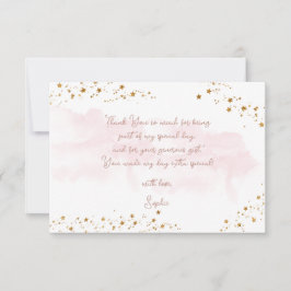 Dance en twirl ballerina bedankkaart