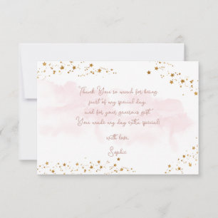 Dance en twirl ballerina bedankkaart