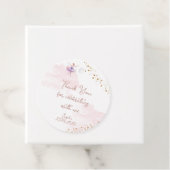 Dance en twirl ballerina.. bedankt bedankjes labels (In situ)