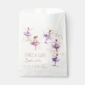 Dance en twirl ballerina bedankzakje (Voorkant)