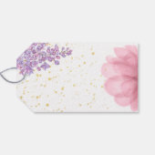 Dance en twirl ballerina cadeaulabel (Achterkant Horizontaal)