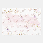 Dance en twirl ballerina inpakpapier vel (Voorkant 3)