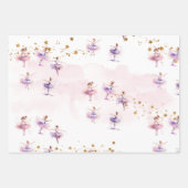 Dance en twirl ballerina inpakpapier vel (Voorkant 2)