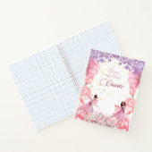 Dance en twirl ballerina notitieboek (Binnen)