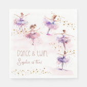 Dance en twirl ballerina servet (Voorkant)