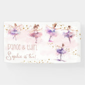 Dance en twirl ballerina spandoek (Horizontaal)
