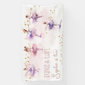 Dance en twirl ballerina spandoek (Verticaal)