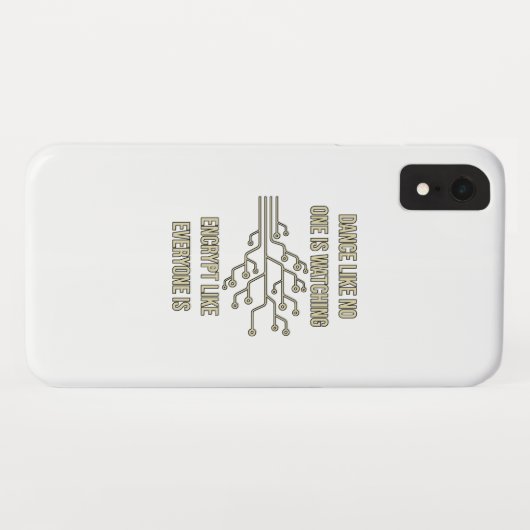 Dance Encrypt Programming Case-Mate iPhone Case (Achterkant (horizontaal))