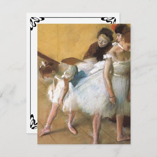 Dance Examination by Edgar Degas,  Ballet (Voorkant / Achterkant)