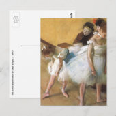 Dance Examination by Edgar Degas,  Ballet Briefkaart (Voorkant / Achterkant)