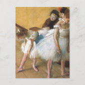 Dance Examination by Edgar Degas,  Ballet Briefkaart (Voorkant)