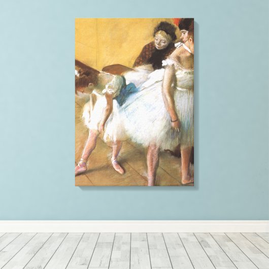 Dance Examination by Edgar Degas,  Ballet Canvas Afdruk (Insitu (Houten vloer))