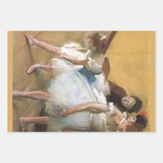 Dance Examination by Edgar Degas,  Ballet Inpakpapier Vel (Voorkant)