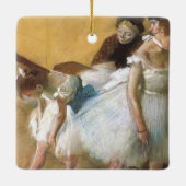 Dance Examination by Edgar Degas,  Ballet Keramisch Ornament (Achterkant)