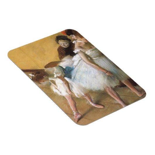 Dance Examination by Edgar Degas,  Ballet Magneet (Rechterzijde)