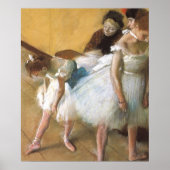 Dance Examination by Edgar Degas,  Ballet Poster (Voorkant)