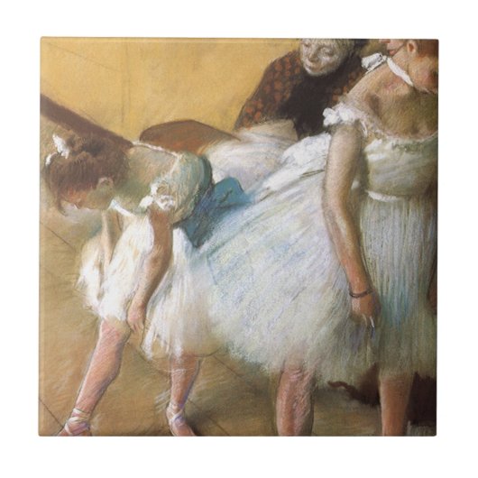 Dance Examination by Edgar Degas,  Ballet Tegeltje (Voorkant)