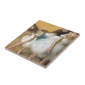 Dance Examination by Edgar Degas,  Ballet Tegeltje (Zijkant)