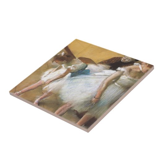 Dance Examination by Edgar Degas, Ballet Tegeltje (Zijkant)