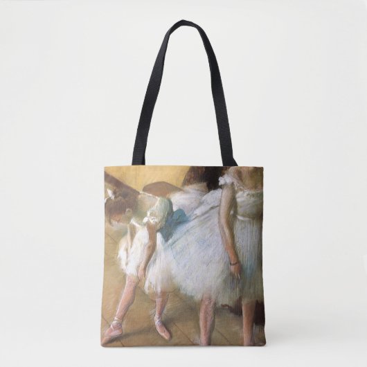 Dance Examination by Edgar Degas,  Ballet Tote Bag (Voorkant)