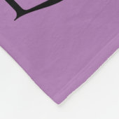 DANCE FLEECE BLANKET MET DOUANNAAM. (Hoek)